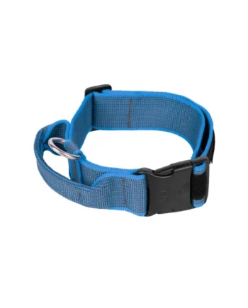 Collar JULIUS-K9 con Asa de Agarre Azul