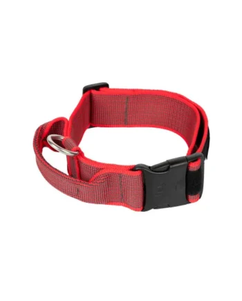 Collar JULIUS-K9 con Asa de Agarre Rojo