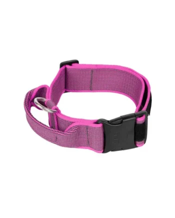 Collar JULIUS-K9 con Asa de Agarre Rosa