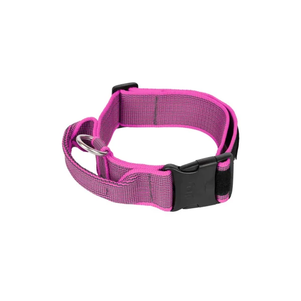 Collar JULIUS-K9 con Asa de Agarre Rosa