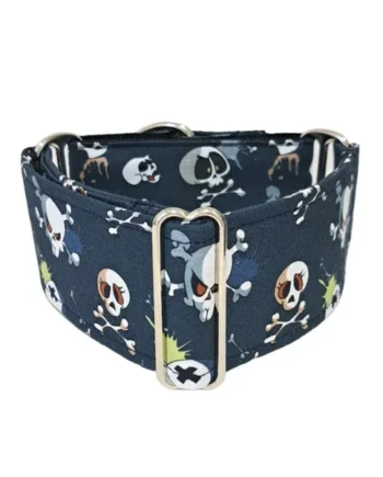 Collar Martingale Calaveras Azules