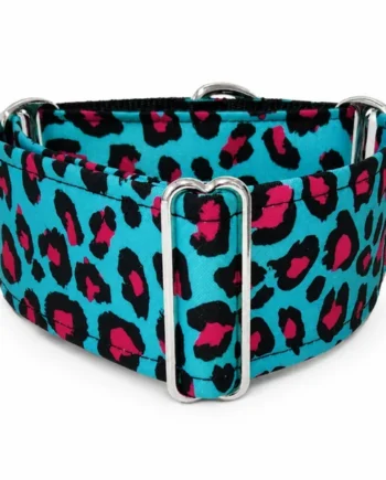 Collar Martingale Leopardo Rosa