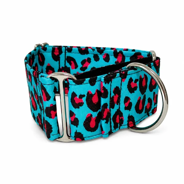 Collar Martingale Leopardo Rosa