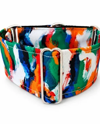 Collar Martingale Pintura Abstracta para perros