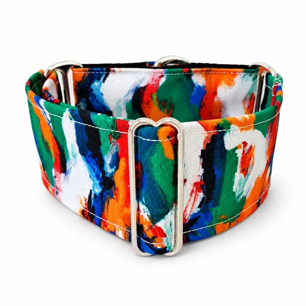 Collar Martingale Pintura Abstracta para perros