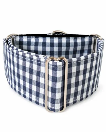 Collar Martingale Vichy Azul