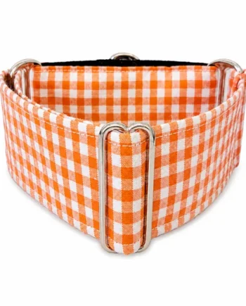 Collar Martingale Vichy Naranja