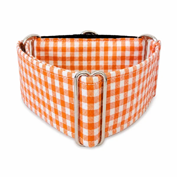 Collar Martingale Vichy Naranja