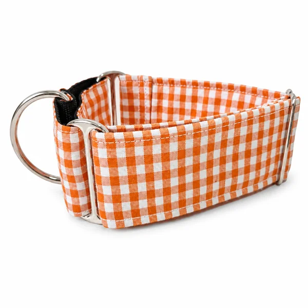 Collar Martingale Vichy Naranja