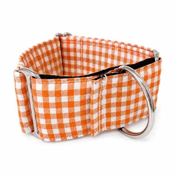 Collar Martingale Vichy Naranja