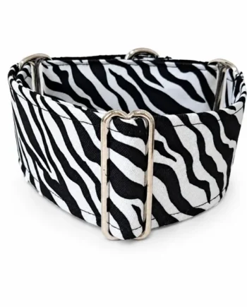 Collar Martingale Zebra Print para perros