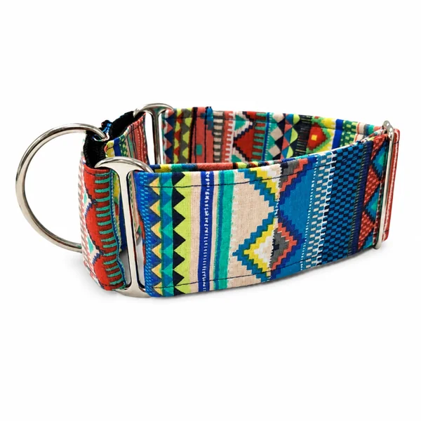 Collar Martingale Étnico Azul para perros
