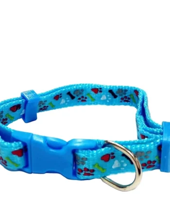 Collar Nylon Estampado Para Mascota