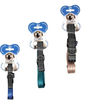 Collar Nylon Reflectante Ajustable Para Mascotas