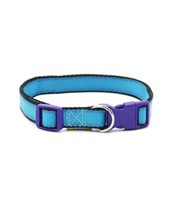Collar Nylon Reflectante Ajustable Para Mascotas