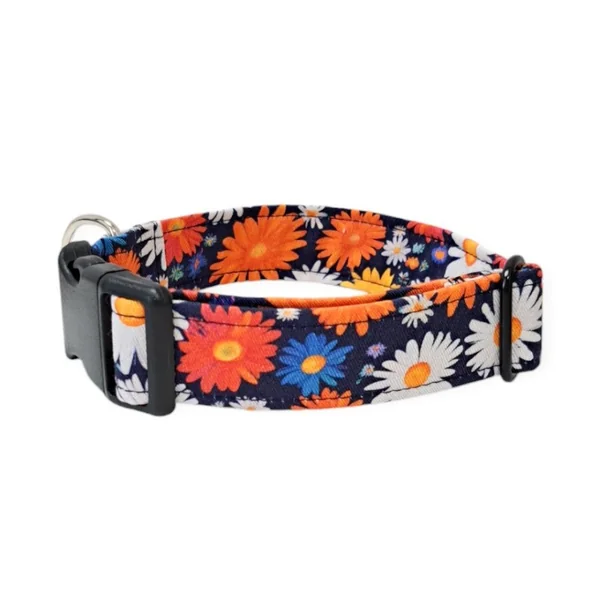 Collar para Perro Click Margaritas