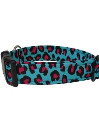 Collar perro de click Leopardo Rosa
