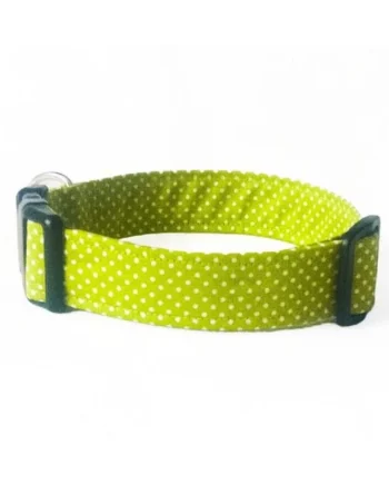 Collar Perro Mini Topitos Pistacho