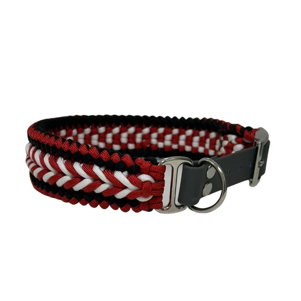Collar Trenzado Zeus Fuego para perros