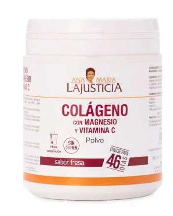 Colágeno Hidrolizado con Magnesio y Vitamina C | Sabor Fresa