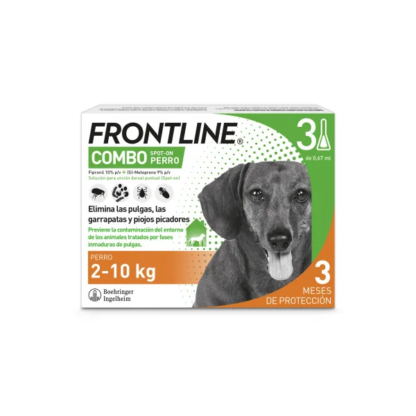 ▷ Combo Frontline (2-10 kg) 3 Pipetas