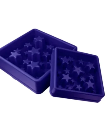 Comedero antivoracidad Eat Slow Estrellas Azul