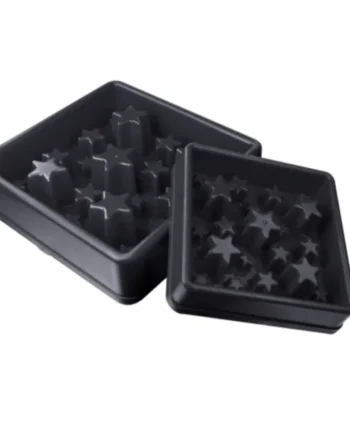 Comedero antivoracidad Eat Slow Estrellas Negro