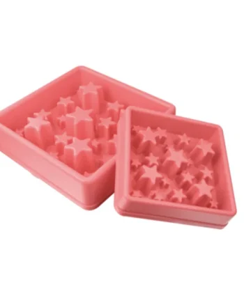 Comedero antivoracidad Eat Slow Estrellas Rosa