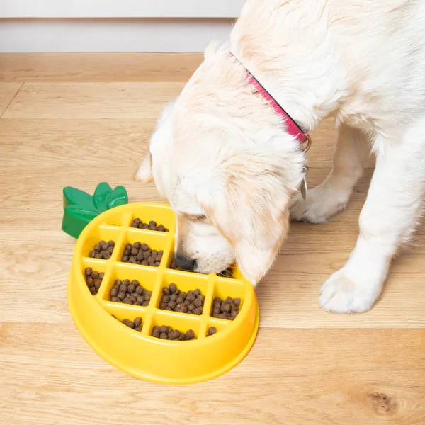 Comedero antivoracidad Happy Bowl Pineapple Zippy Paws