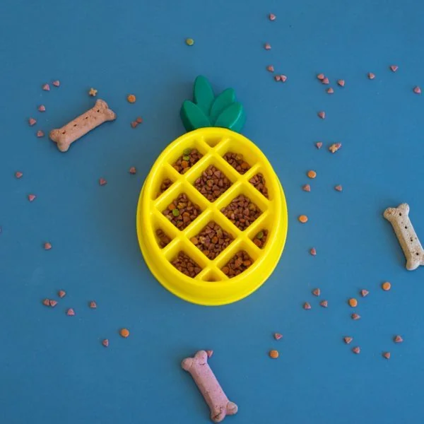 Comedero antivoracidad Happy Bowl Pineapple Zippy Paws