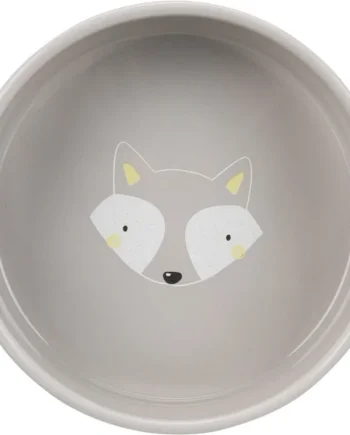Comedero Cerámica Modelo Junior para Mascotas — Bowl con Cara Animal