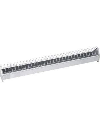 Comedero Pollito Metalico 1 Mt. Rej.Estrecha