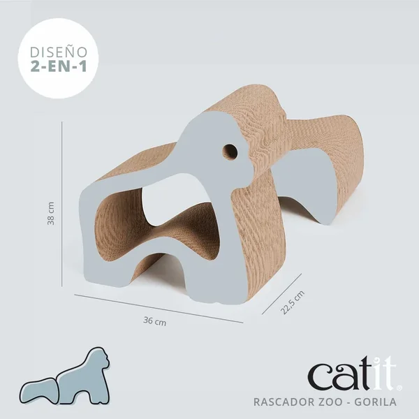 Compra en línea para Catit Zoo Rascador Gorila 2-en-1 en Productos Para Gatos de Zaragoza España.