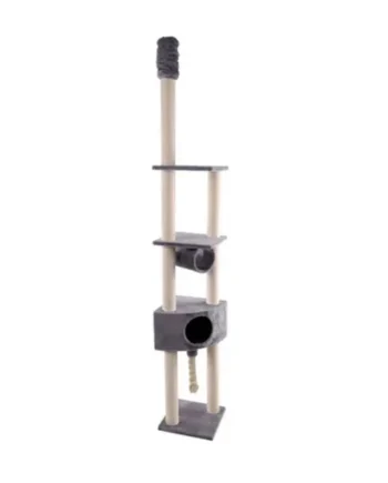 Compra Flamingo Everest Árbol Rascador Gris Para Gatos versátiles y asequibles en Productos Para Gatos - gran valor en línea en le España.