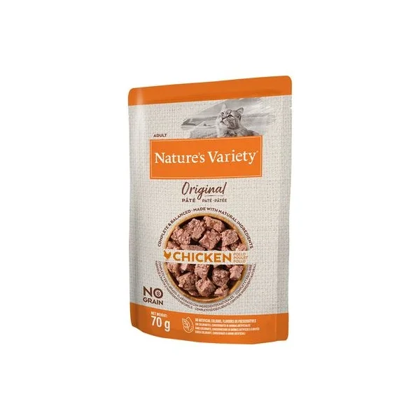Compra inteligente: Nature's Variety Original Paté No Grain 24 X 70 G asequible disponible para compra rápida en Productos Para Gatos de Málaga España.