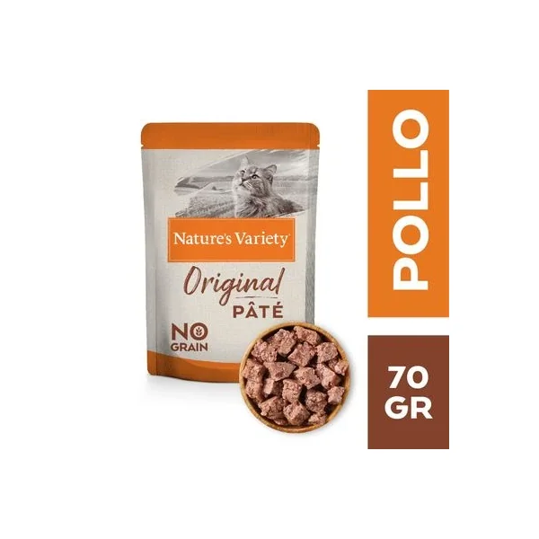 Compra inteligente: Nature's Variety Original Paté No Grain 24 X 70 G asequible disponible para compra rápida en Productos Para Gatos de Málaga España.
