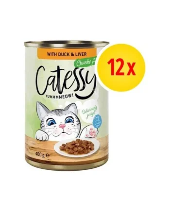 Compra pequeños clásicos Catessy Bocaditos 12 X 400 G En Latas en Gatospetshop.com en Murcia España.