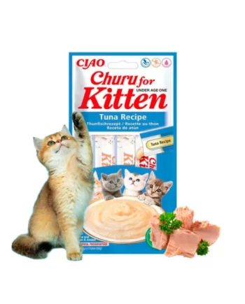 Comprar Churu Puré Kitten Receta Atún