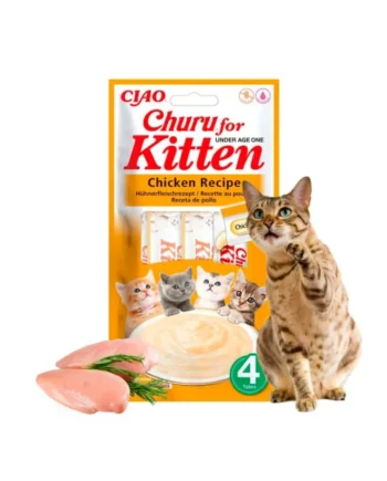 Comprar Churu Puré Kitten Receta Pollo