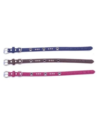 Comprar Collar Piel de Vaca con Huellas