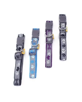 Comprar Collar Regulable de Nylon Reflectante con Dibujos