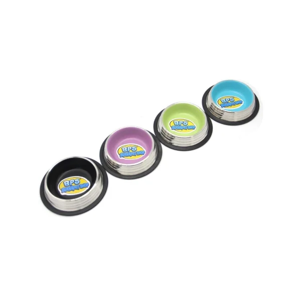 Comprar Comedero Acero inoxidable Antideslizante de Colores