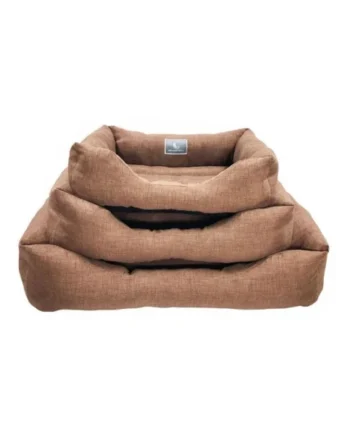 Comprar Cuna Mullida Cuadrada Marrón para Perros