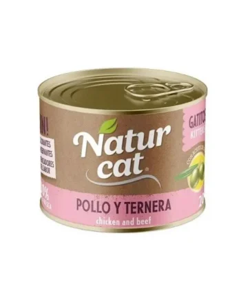Comprar Naturcat Kitten Pollo y Ternera