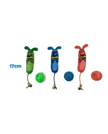 Comprar Peluche Ratón con Bola y Cascabel