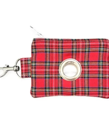 Comprar Portabolsas Escocés Rojo para perros