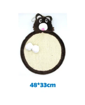 Comprar Rascador con Dibujo de Gato y Bolas Colgantes