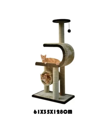 Comprar Rascador Gigante 3 Alturas con Túnel y Cama