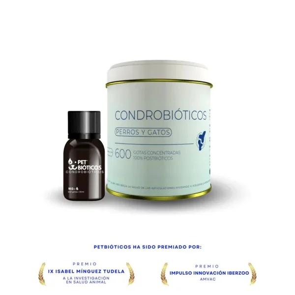 Condrobióticos 600 Gotas 30ml para Perros y Gatos