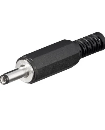 Conector alimentacion DC 1.3 mm x 3.4 mm Negro